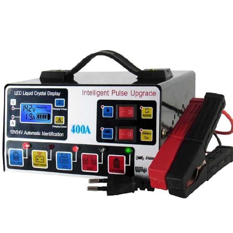 

Battery Charge Maintainer LED Display Pulse Repair Car Battery Charge EU Plug 1