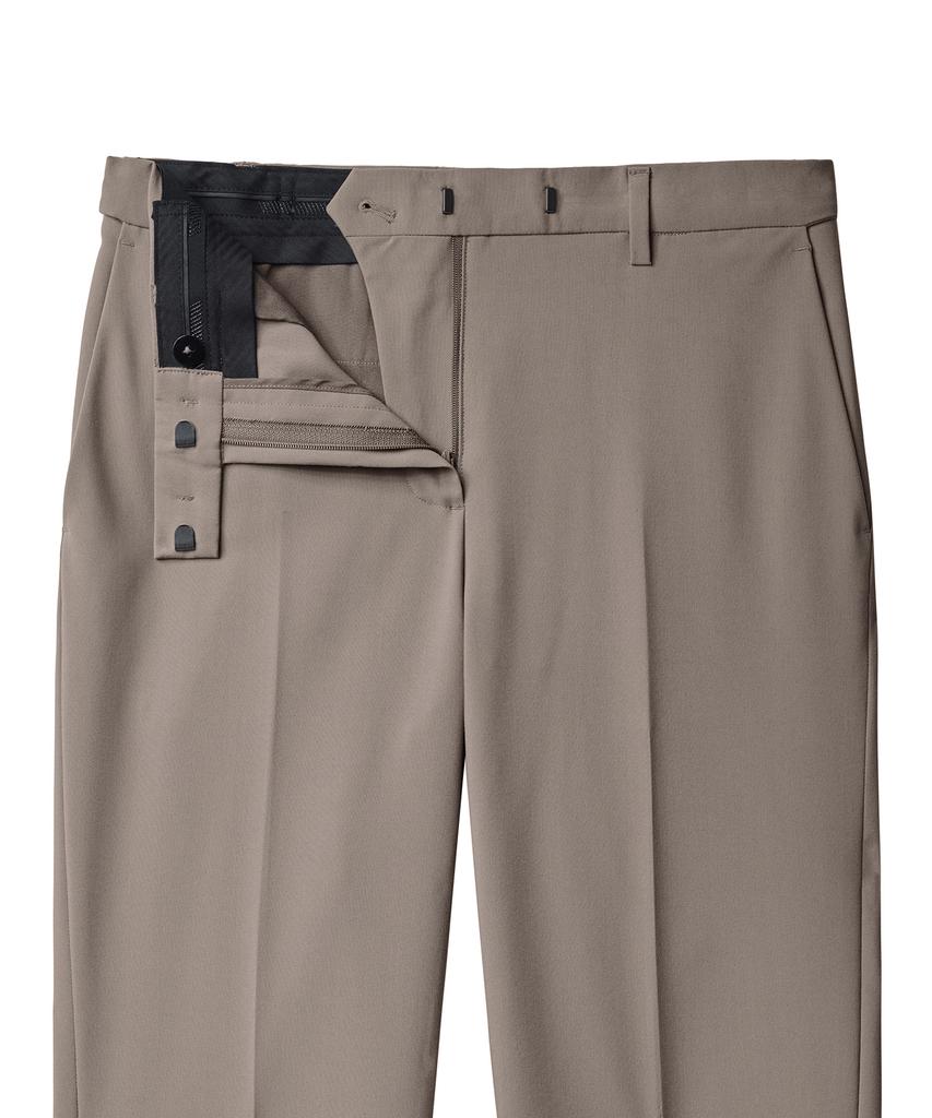 MUSINSA STANDARD WOMAN [Cooltandard] Women'S Slim Straight Hidden Banding Slacks [Dusty Beige]