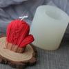 DIY Christmas 3D Woolen Gloves Silicone Mold DIY Candle Setting Craft Epoxy Resin Plaster Aromatherapy Decor Modeling Silicone Mould