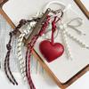 Yogodlns Heart Shape Cute Bow Mini Backpack Hanging Handbag Pendant Bag Pendant Bags Accessories
