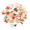 20PCS Accessories Bracelet Ornament Keychain Pendant Gift DIY Multi-element Christmas Creativity Alloy