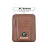 AAABT1 Car Sunvisor Storage Clip Multi-Pocket Card Ticket Clip Organizer Interior Accessories For Skoda S Kodiaq Octavia 2 3 Yeti Karoq