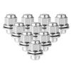 UXCELL Auto 10 Pcs Wheel Lug Nuts Vehicle M12x1.25 Nuts Carbon Steel Tire Lugnuts 40224JK00A for Nissan 370Z 2009-2015