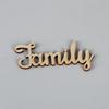 10Pieces 10Pieces Wedding Tree Crafts Decorations Wooden Letters Family Word DIY