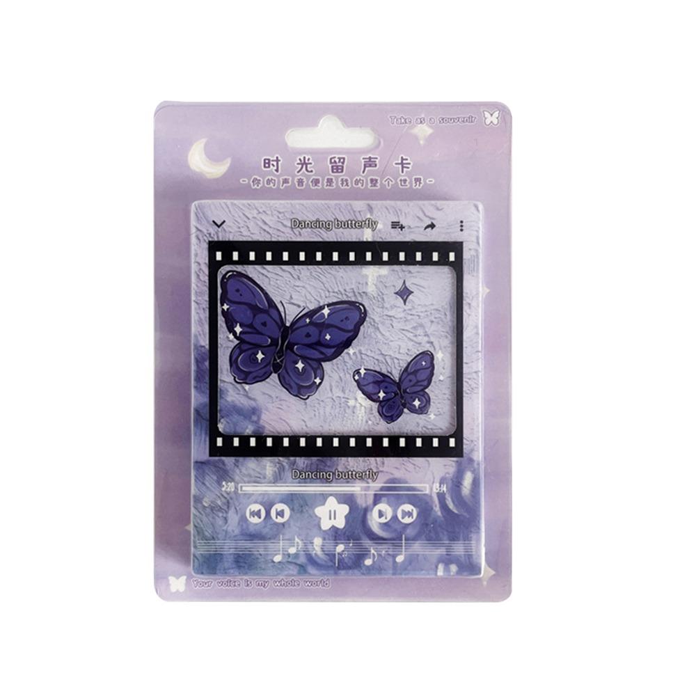 

Вітальні листівки за 60 секунд Вітальні листівки своїми руками Високоякісна вітальна листівка для запису Подарунок purple butterfly