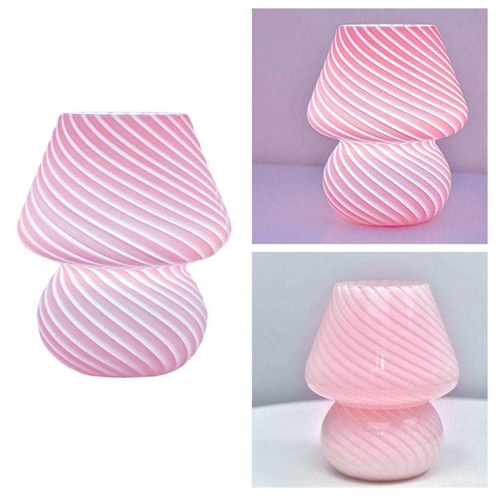 Mushroom Mushroom LED Lamp Striped Night Lamp Desk Lamp Bedside Lamp  Decoration