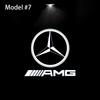 2Pcs Car Door Welcome Light Led HD Projector Lamp Courtesy Lights For Mercedes Benz C117 W117 E COUPLE C207 C205 A205 W218 C218 DC6