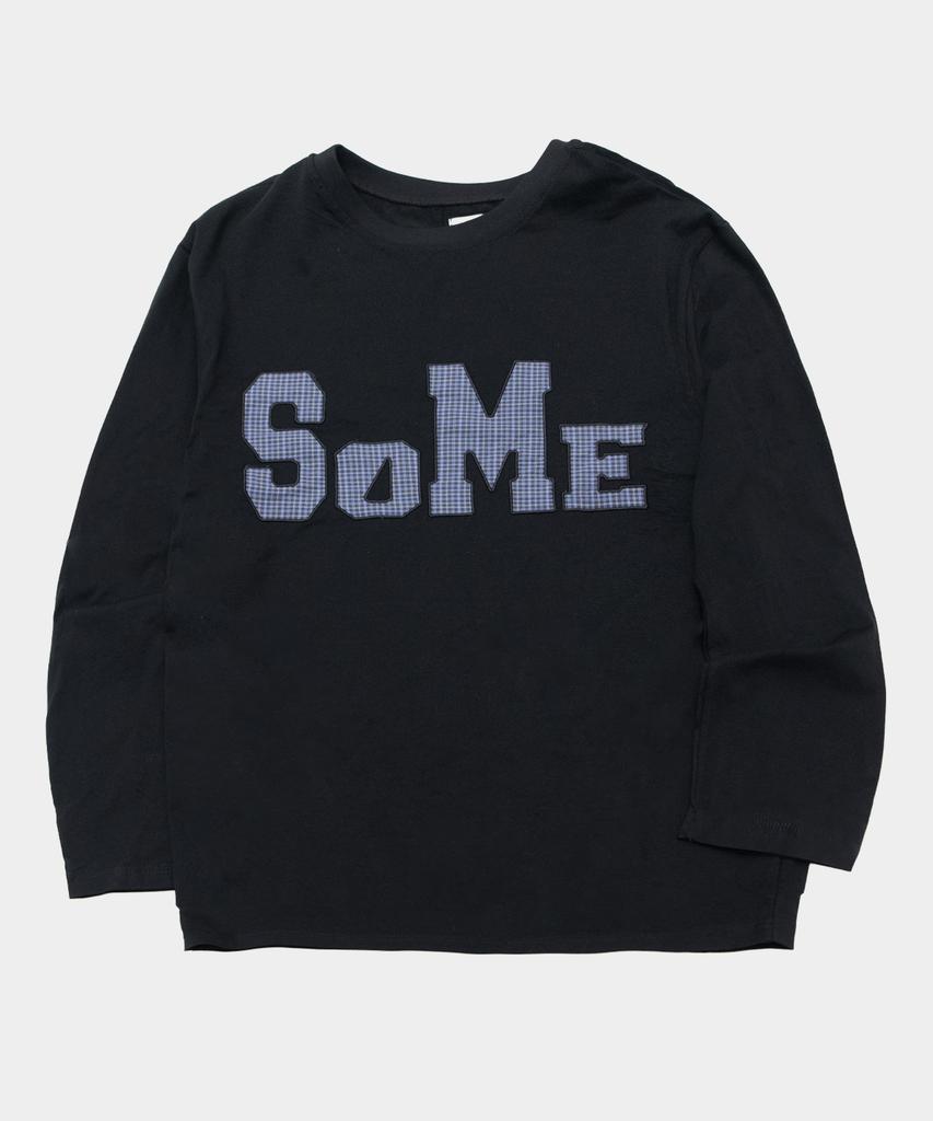 SOMEPLACE MAN Some Star Applique Point Oversized Long Sleeve T-Shirt _3 Colors