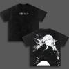 Frieren Beyond Journey's End Anime T Shirt Men Women Clothing Gothic Y2k Washed Oversized T-shirt Tees Tops