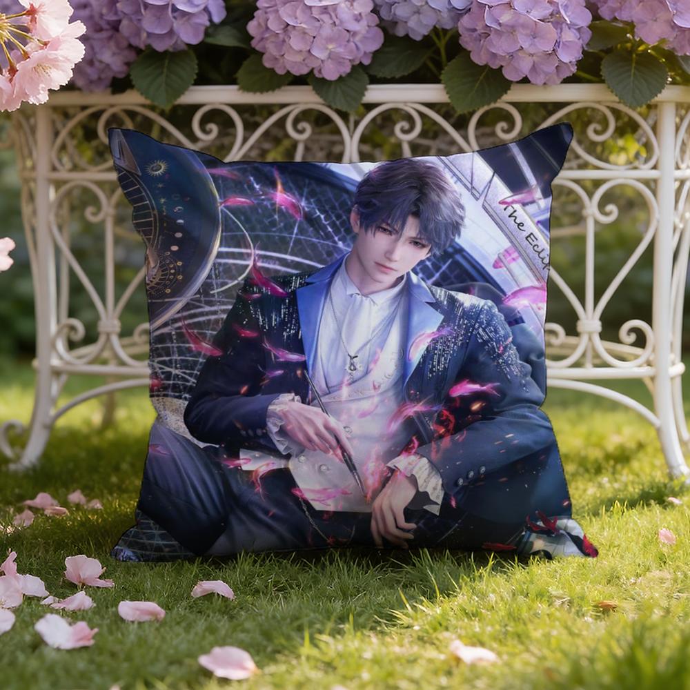 R-Rafayel Love D-Deepspace Cushion Cover Home & Car Dual-Scene Pillow Cover: Reversible for Premium Comfort