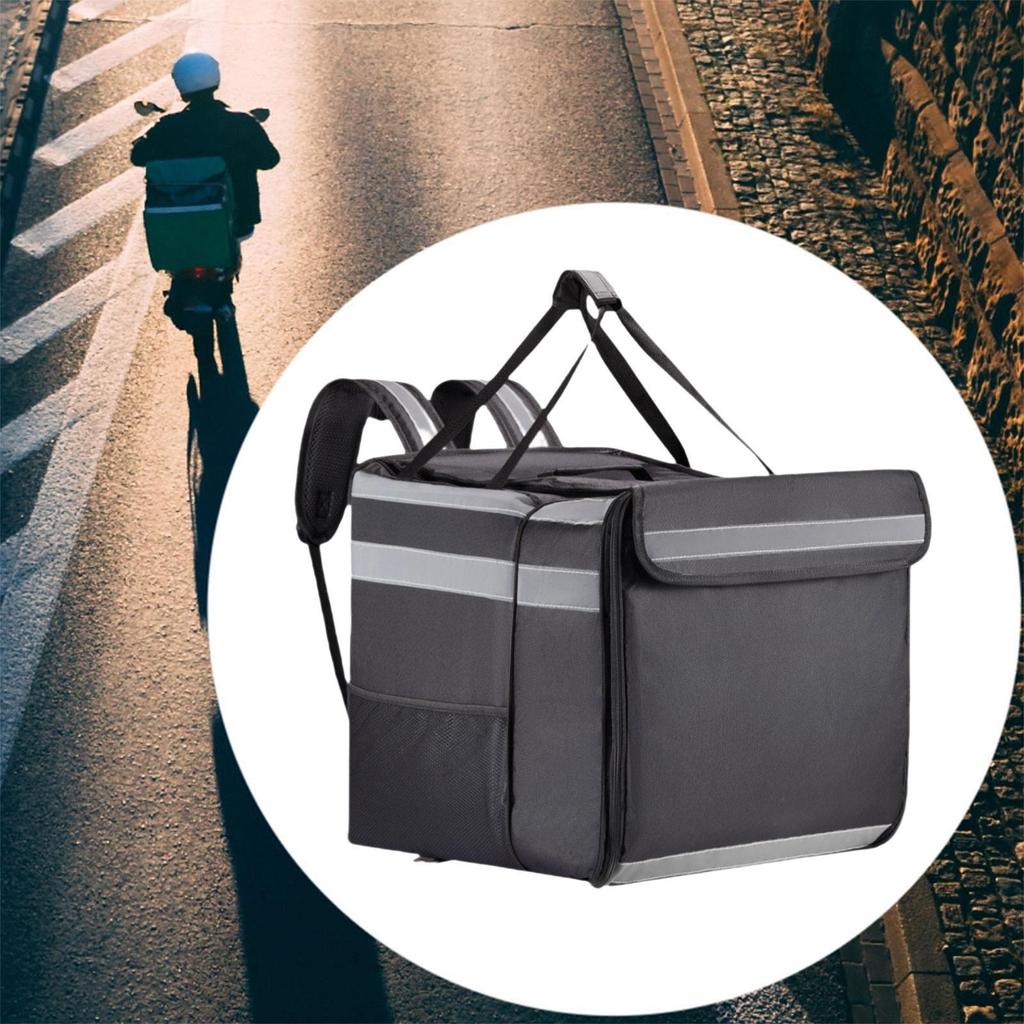 Pizza Delivery Backpack Expandable Thick Waterproof Portable Thermal Food