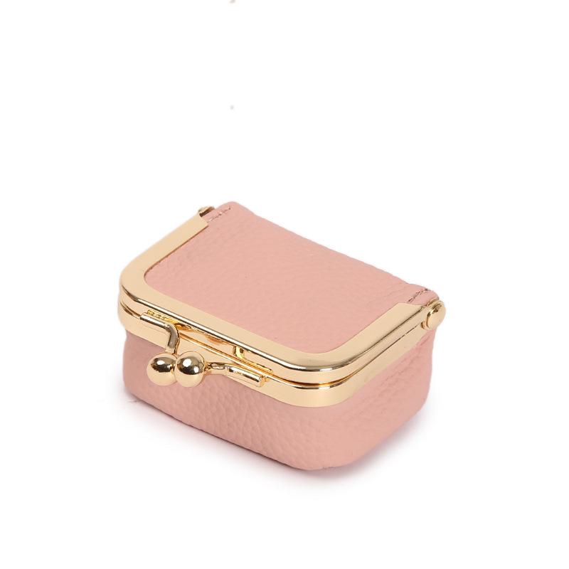 New Mini Compact Mouth Gold Bag Earrings, Rings, Necklaces, Jewelry Boxes, Coins, Coin Wallets, High-end Portable Storage Bags