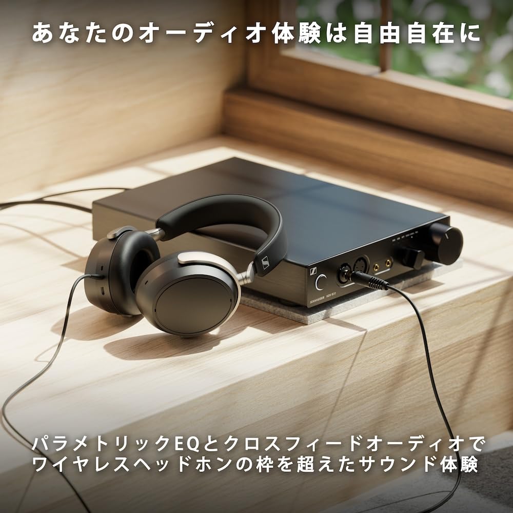 Sennheiser HDB 630 Wireless Bluetooth Headphones with Noise 60 Hours of and BTD 700 Bluetooth Audio Support High-Performance Drivers, Cancellation,