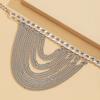 Long Tassel Punk High Heels Anklet Metal Chain Punk Layered Anklet Chains  Wedding Party