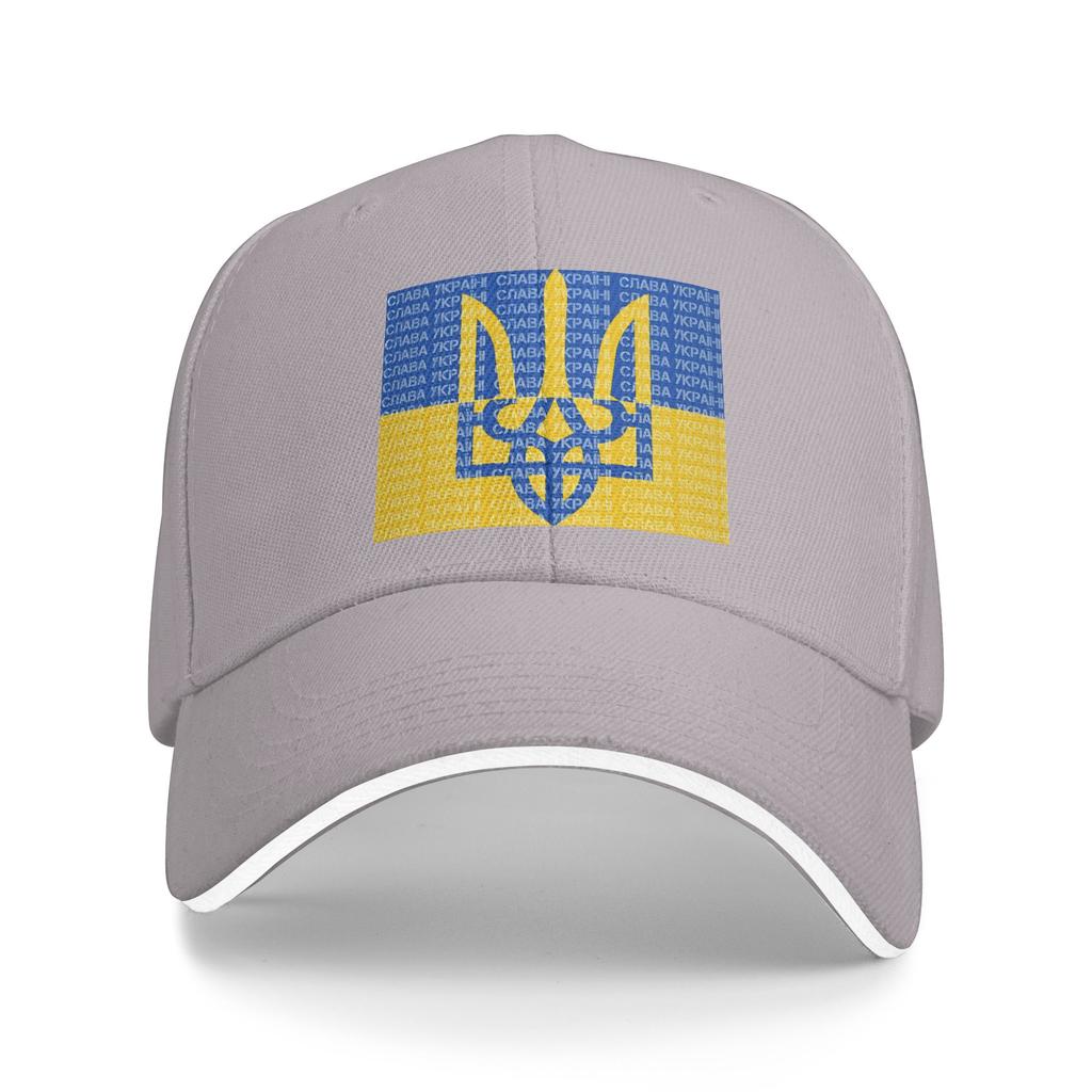 Ukraine Flag Trident Slava Ukraini Casual Baseball Cap Summer Trucker Hat Breathable Kpop Rock Snapback Cap Unisex Baseball Caps