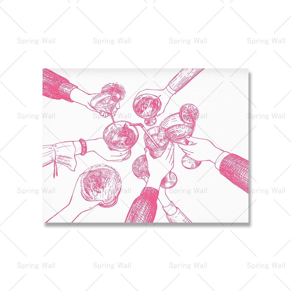 

Ретро Эклектичная Галерея Настенная Картина Декор Современная Красочная Эстетическая Печать Коктейль Тигра Цитата Холст Картина Плакат 21x30cm No Framed