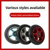 100mm Scooter Wheels Replacement with Bearings Aluminum Wear-Resistant PU Stunt Scooter Parts Kick Scooter Accessories 2pcs/set