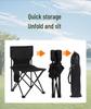 Outdoor Folding Table & Chair Set - Perfect for Leisure, Picnics, Camping, Barbecues, or Market Stalls. Portable and Compact Design.