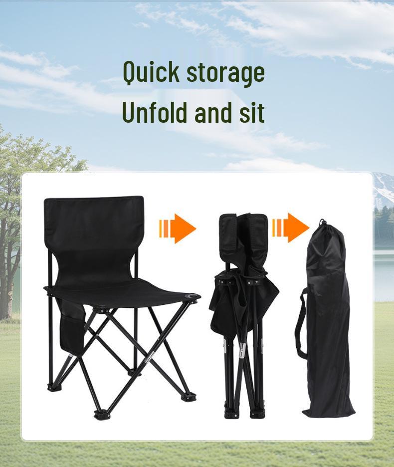 Outdoor Folding Table & Chair Set - Perfect for Leisure, Picnics, Camping, Barbecues, or Market Stalls. Portable and Compact Design.