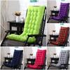 Outdoor High Solid Back Chair Cushion Soft Polyester Fill Patio Seat Cushion