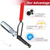 Lock Nut Valve Wrench Jam Nut Valve Adjustment Tool Stainless Steel 10mm Lock Nut Valve Adjustment Tool with 7 1/2in Long Handle