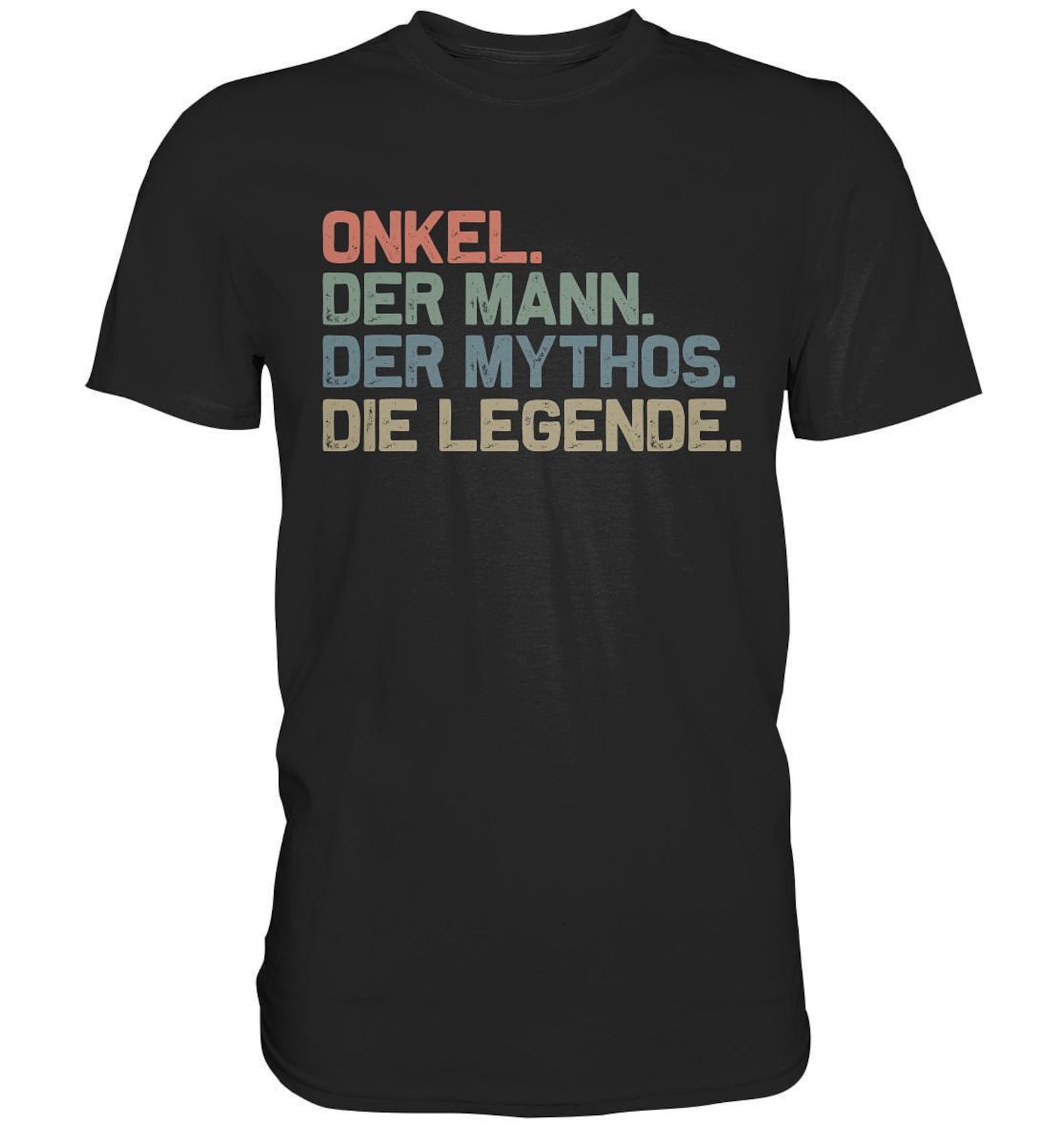 Uncle The Man The Myth The Legend Godfather T-Shirt Birthday - Premium Shirt S