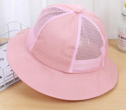 

Children s Bucket Hat with Mesh Panels and Round Top Button for Ages 3 to 5 Adjustable Size 52 Suitable for Outdoor Activities and Daily Wear One Size