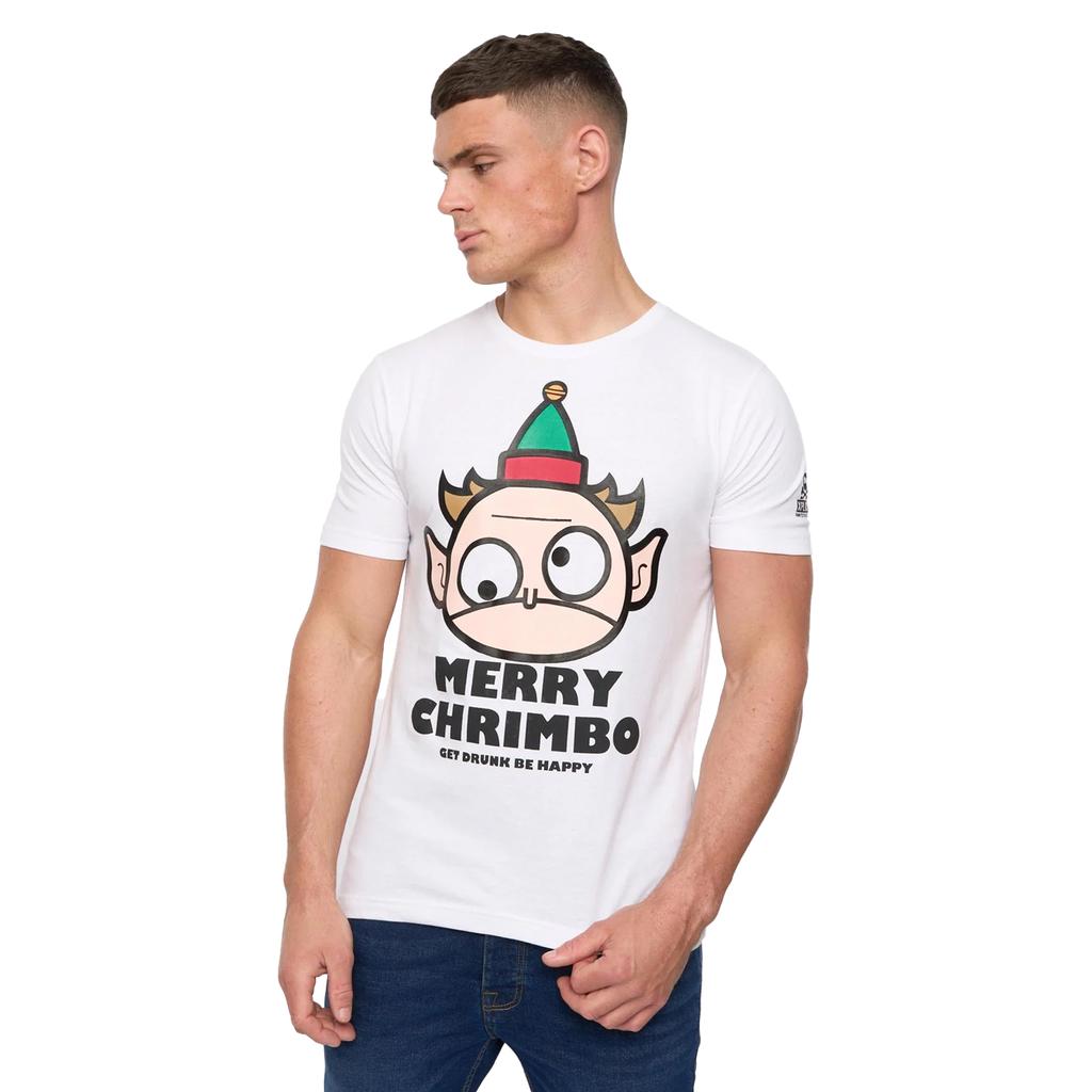 Camiseta de Natal Xplicit Masculina Elfo Bêbado