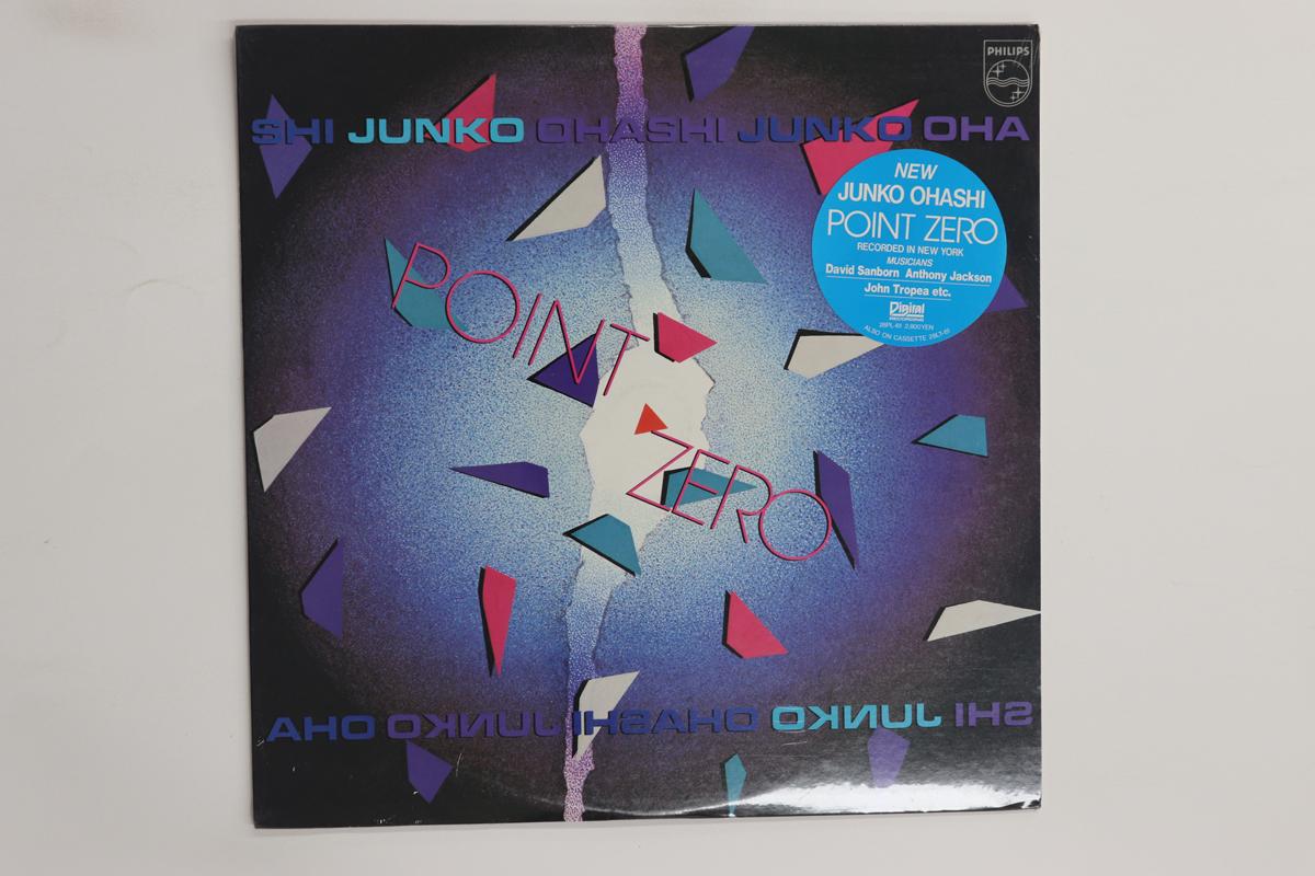 

LP Record JUNKO OHASHI & MINOYA CENTRAL STATI - Point Zero 28PL61 PHILIPS 1983 Japan Japanese Pop/Rock Used