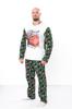 Pajama Set (men) – Warm Top & Pants with New Year Print, Winter, 8625-3 HC