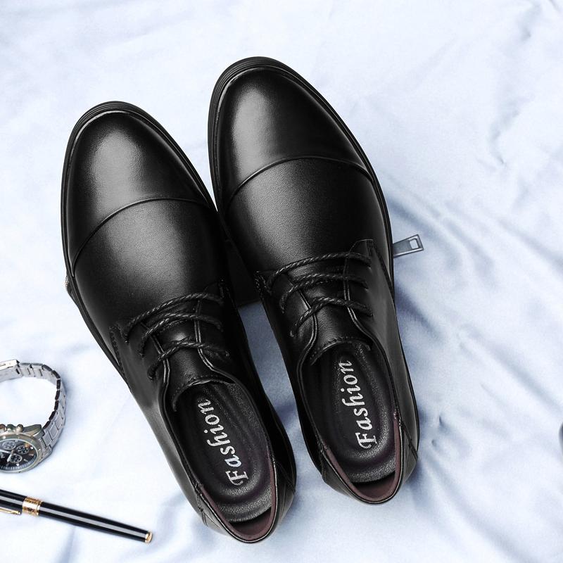 High Quality Luxury Men 'S Shoes Classic Cowhide Genuine Leather Fashion Casual Business Oxford Shoes For Men Dress Wedding Shoes