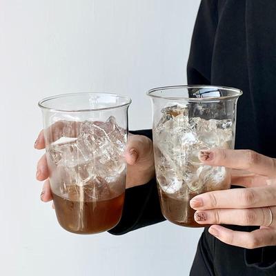 Zhaoran Heat-Resistant Iced Coffee Glass Cups (Set of 2)