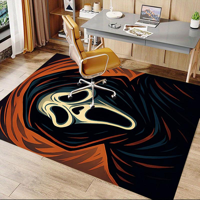 1PC Scream mask Extra Large Non Slip Floor carpet, Office, family, bedroom, Studio Large Area Rug Indoor Rugs