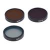 3 st Drönarfilterset Ram av aluminiumlegering Optiskt glas HD-belagt Repskyddande CPL ND16 ND8-filter