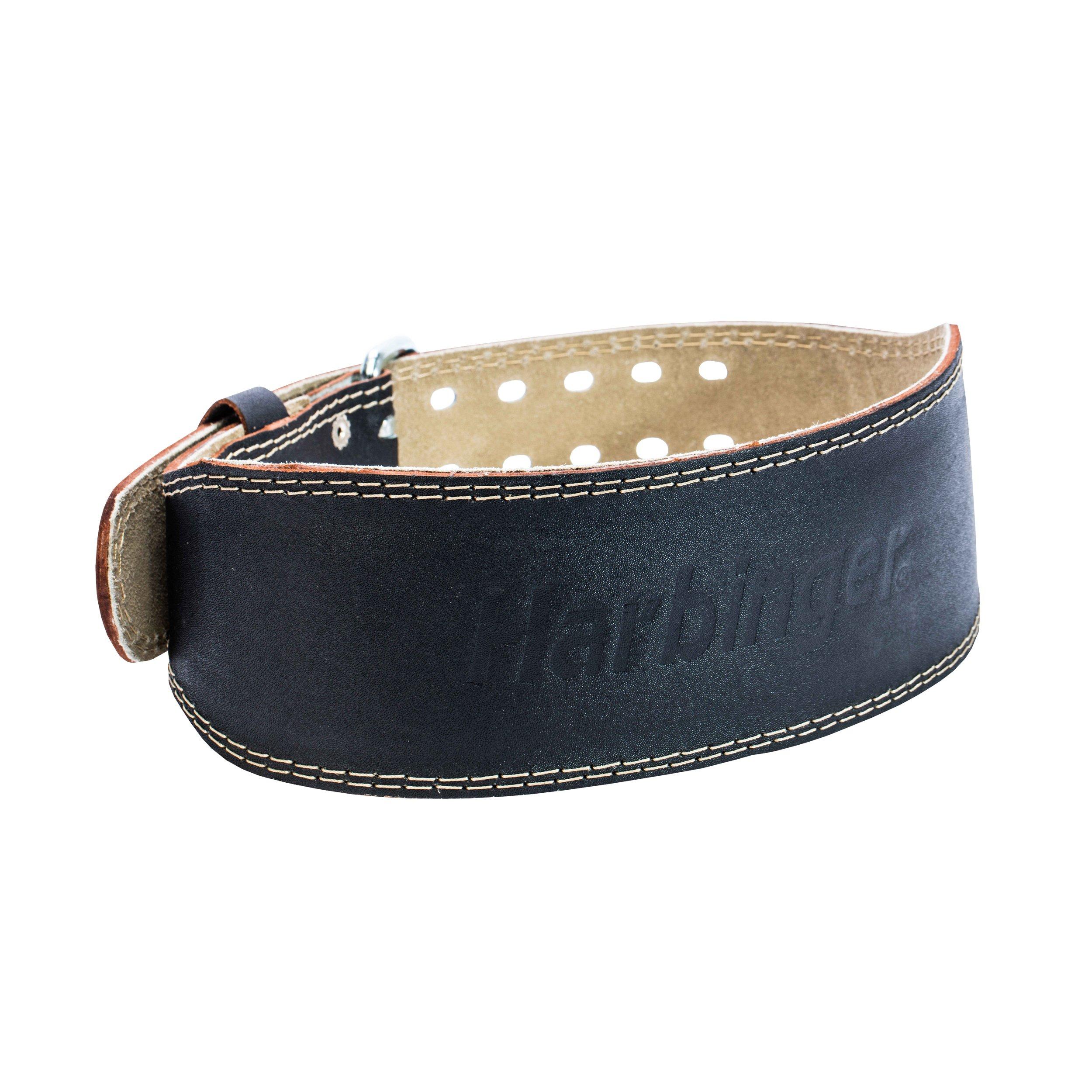 

4 Inch Padded Leather Belt 1 - чорний