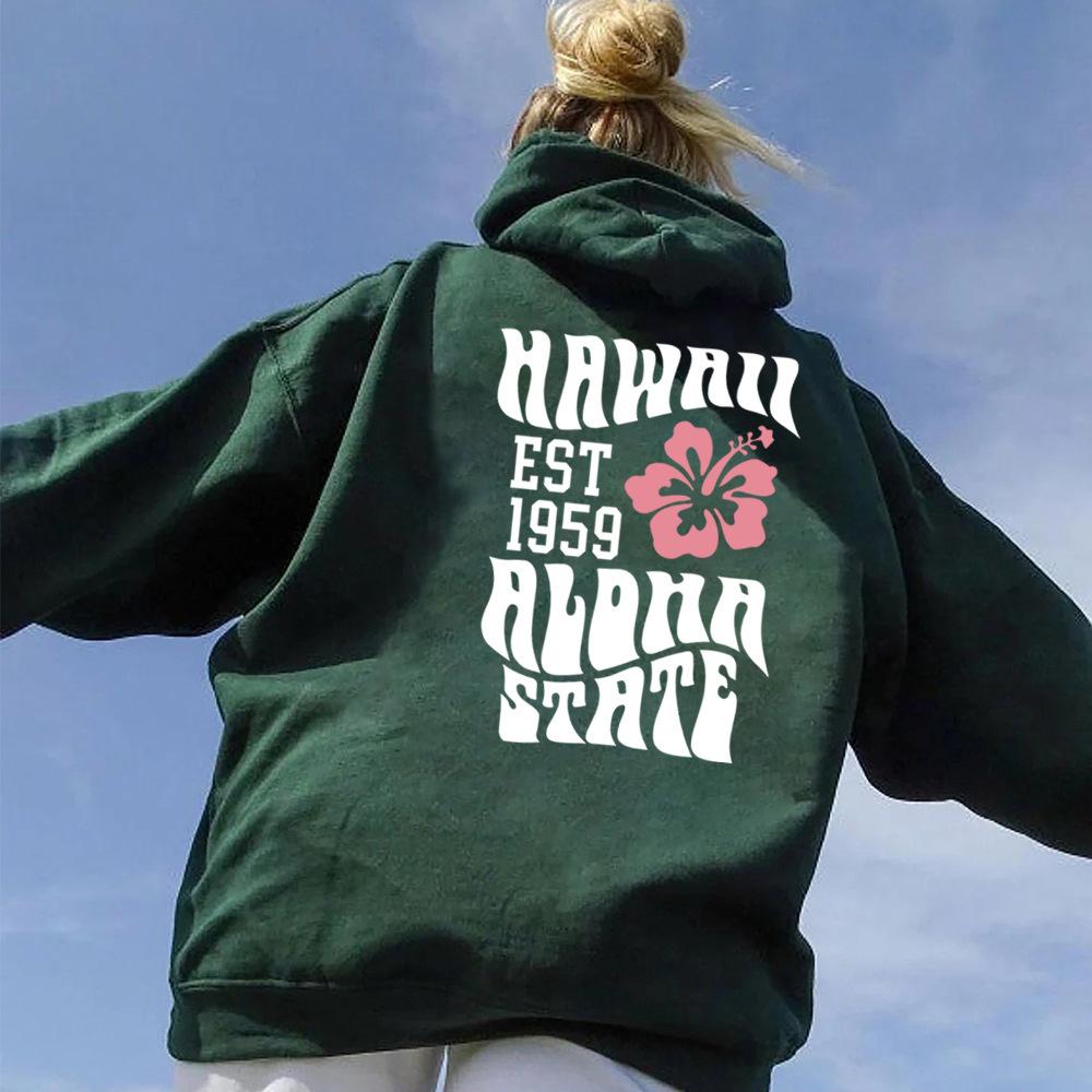 Aesthetic Hawaii Hoodie Aloha State Sweatshirt