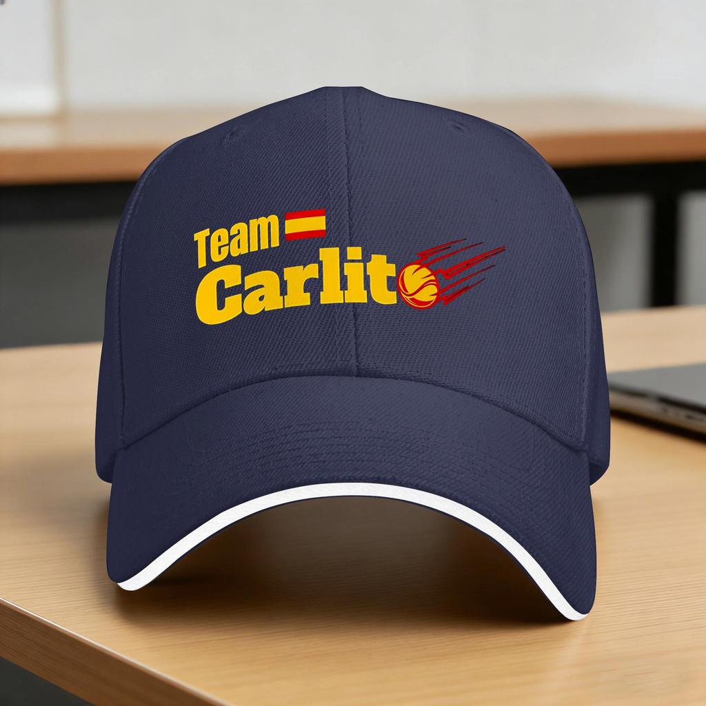 Carlos Alcaraz Vamos Czapka z daszkiem Letnia Codzienna Czapka Trucker Dla Unisex Młodzieży Sporty na świeżym powietrzu Słońce Czapki z daszkiem