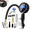 Y4UA Digital LCD Display Car Tire Air Pressure Inflator Gauges 200PSI Pressure Gauges