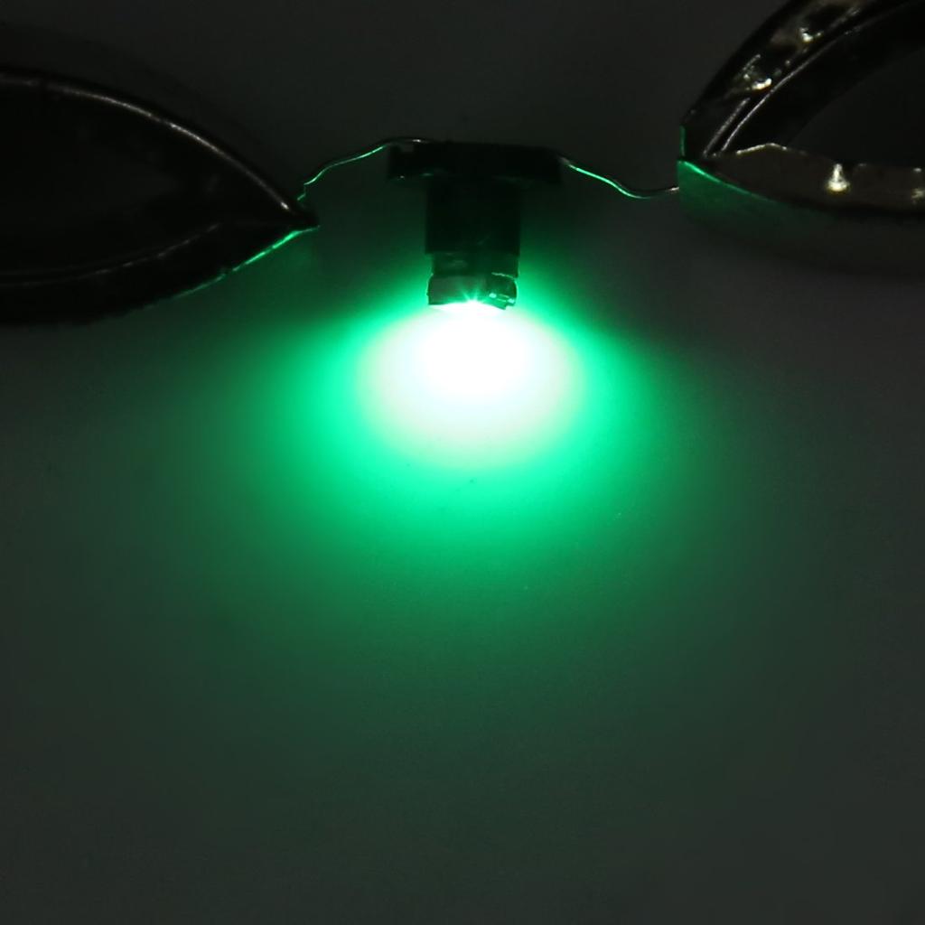 uxcell Car LED Light T3 Green 3020 LED Dashboard Panel Light Lamp Bulb for Car Interior 6pcs