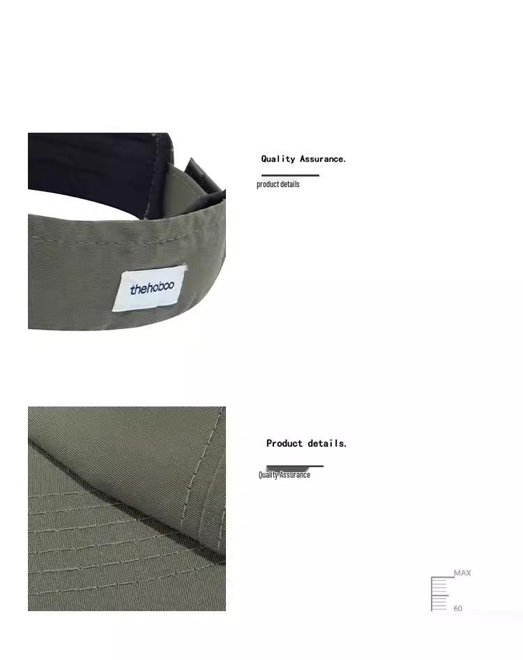 Kids' Japanese Style Sun Visor Hat for Outdoor Summer Travel - UV Protection for Boys & Girls