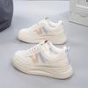 Women's Spring and Autumn Breathable White Shoes Flat Shoes Single Shoes All-match Casual Sports Shoes