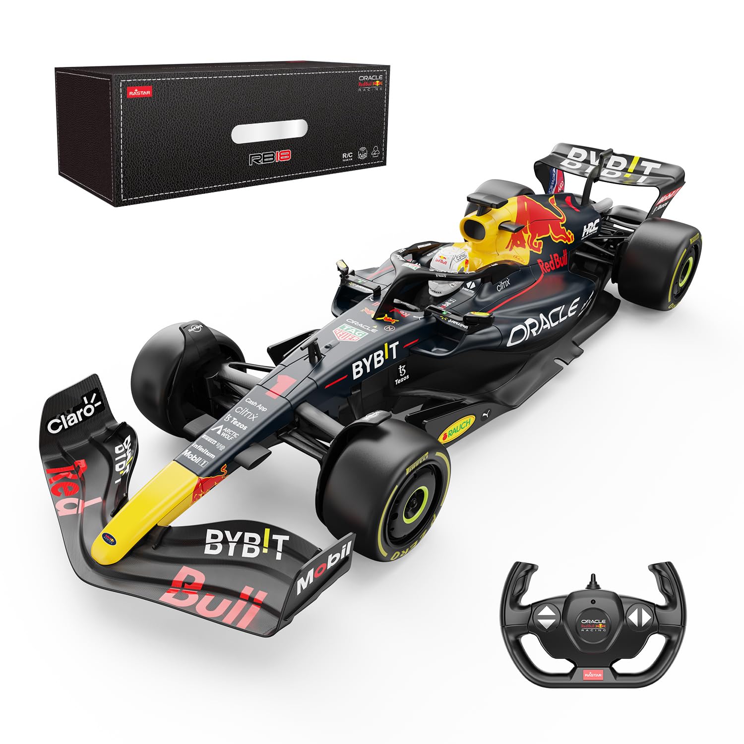 Rastar 112 F1 Red Bull Racing Car, Oracle Red Bull Racing Car F1 RB 18 Машинка на радиоуправлении, Новая 2022 Red Bull Racing Car First Class Equation
