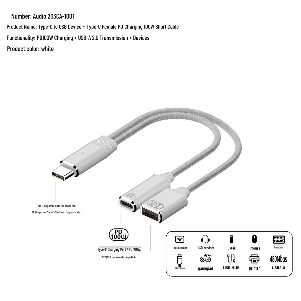 Apple 16 Lightning Earphone & PD100W Type-C Fast Charging Cable