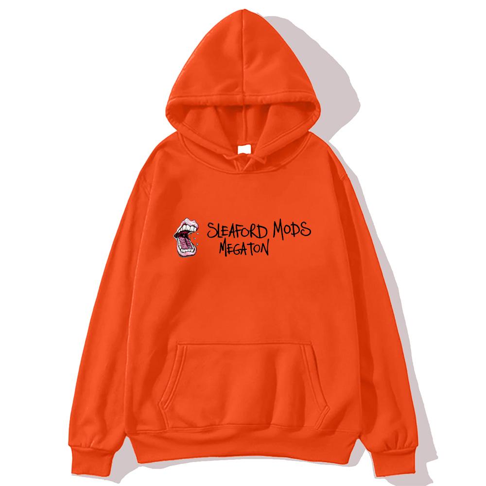 Sleaford Mods Megaton Hoodie Women Men Long Sleeve Hoody Fall High Street Oversize Streetwear Unique Aesthetic Creative