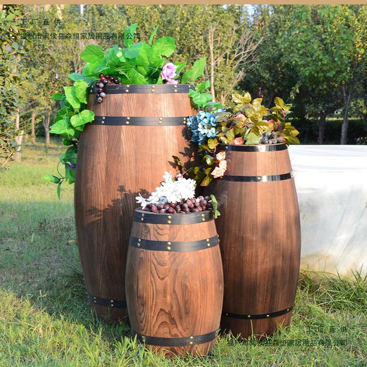 Wooden Wine Barrel Decoration - Oak Beer Barrel Wedding & Bar Photography Prop