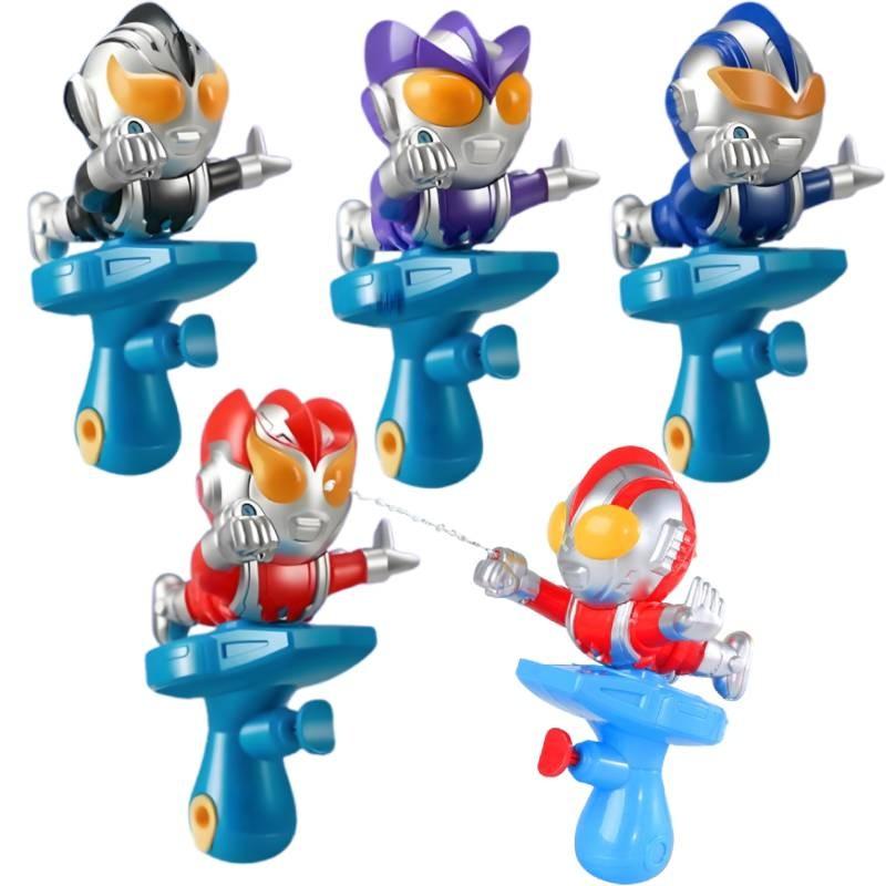 Spraying Water Ultraman Toys Children Interactive Play Outdoor Cartoon Toy Water