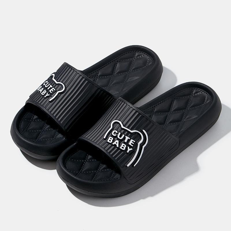 

Тапочки для ванной, новые домашние тапочки, комнатные, мягкая подошва, нескользящие, толстая подошва, тапочки из ЭВА 44-45