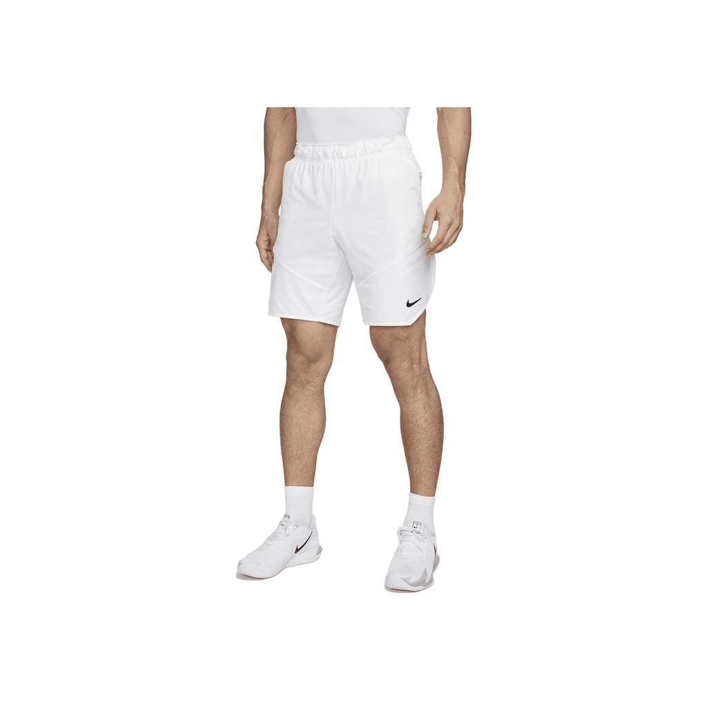 Nike Solid Color Brand Logo Lace-Up Shorts Men Shorts White DD8331-100