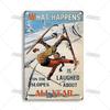 ArtisianSkiingMetalSign Artisian Skiing Metal Sign - Snowboarding/Sledding Sport Tin Plate, Garage/Bar Wall Decor
