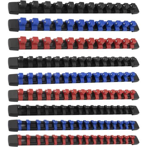 

Тримач для головок Gunpla, 9 штук, 6.35мм (1/4 ) Драйв, 9,5 мм (3/8 ) Привід, 12,7 мм (1/2 ) Привід, 129 Головок